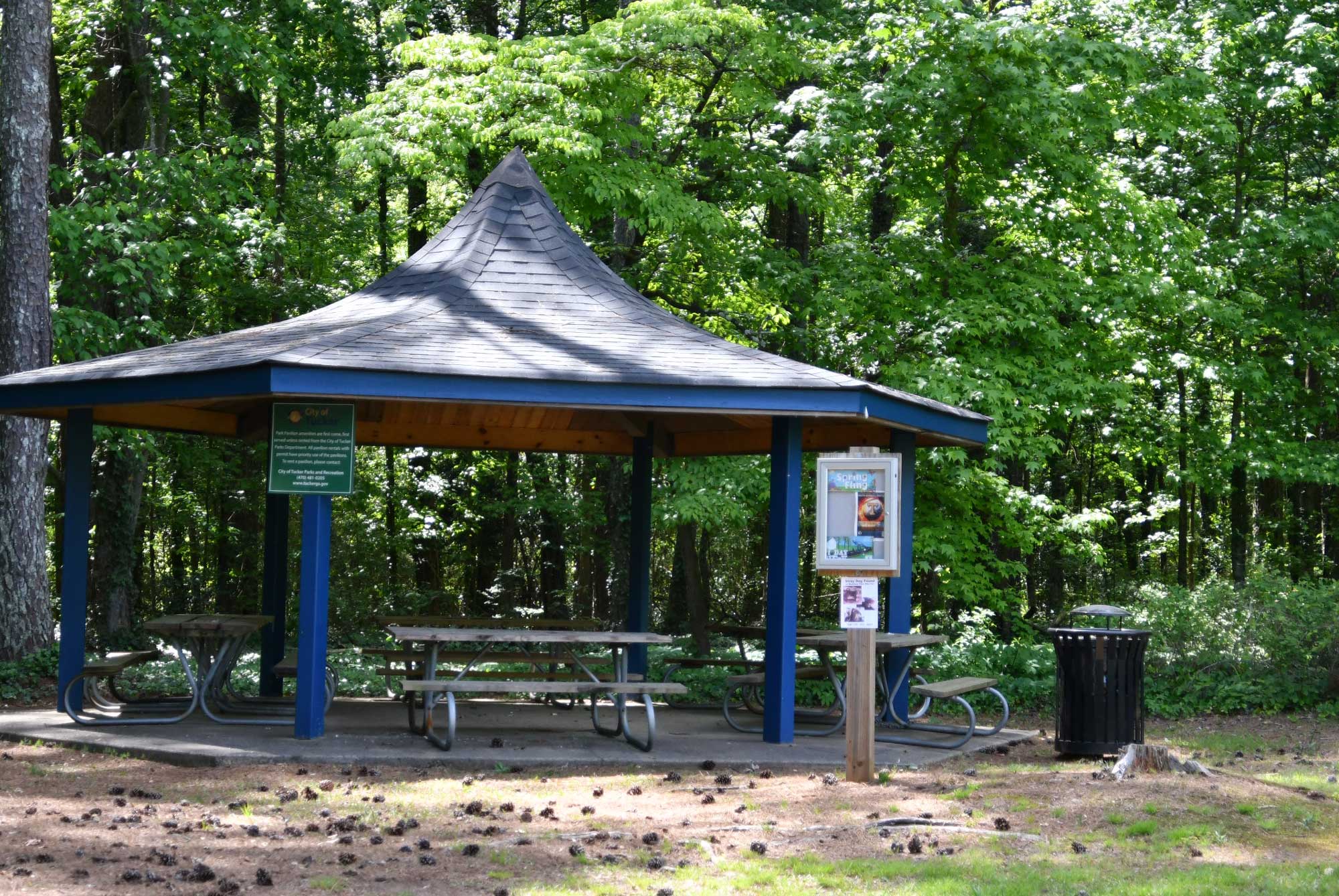 The pavilion at Montreal Park.