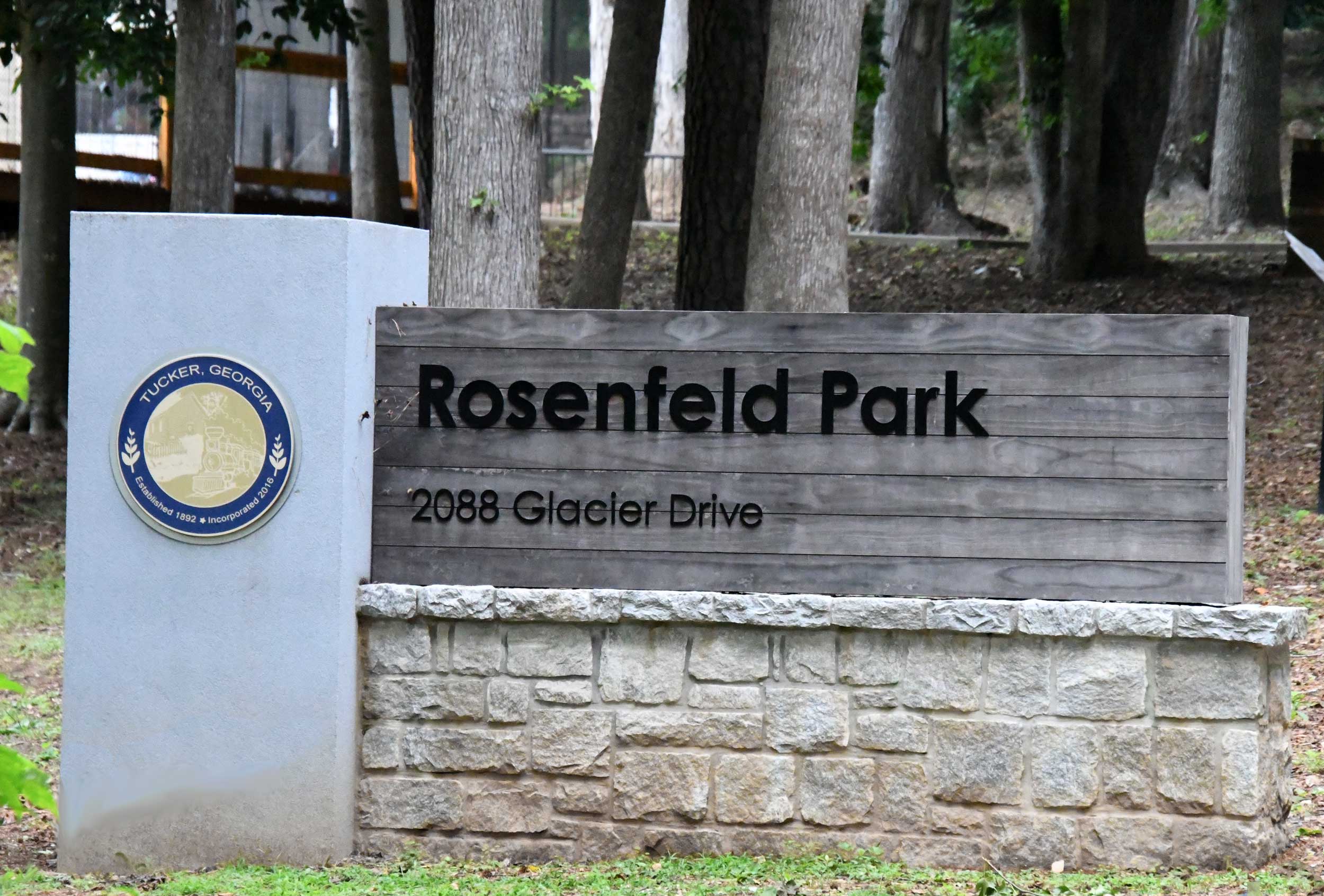 Rosenfeld Park Sign