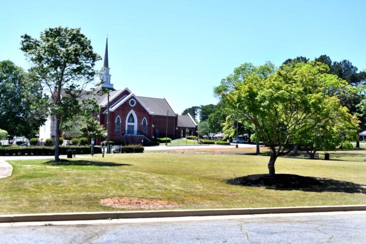 Open activity space at Church Street Greenspace.