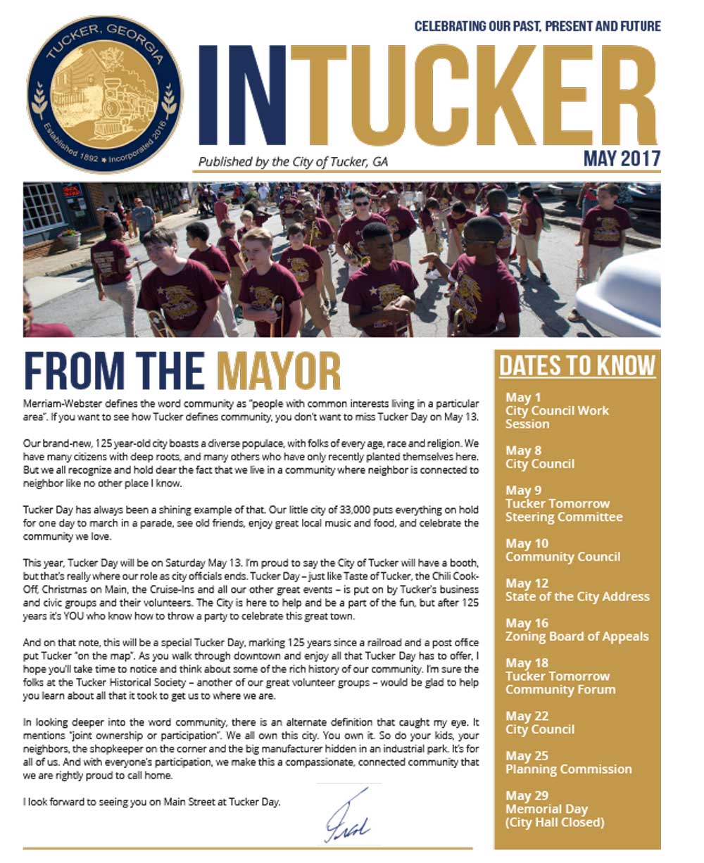 InTucker Cover of May 2017