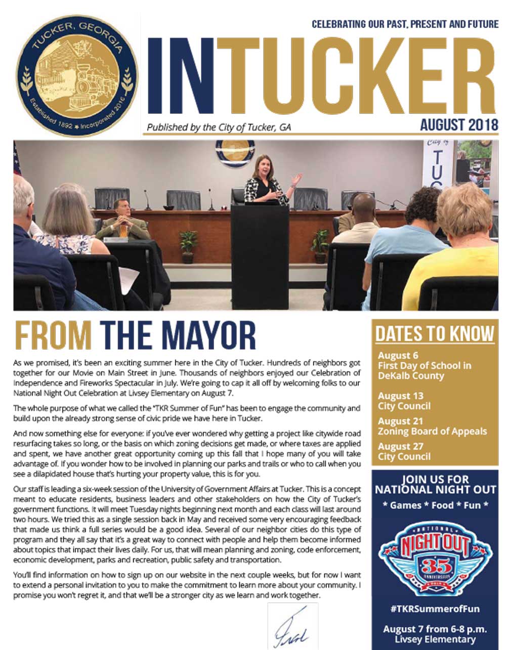 InTucker Cover of August 2018