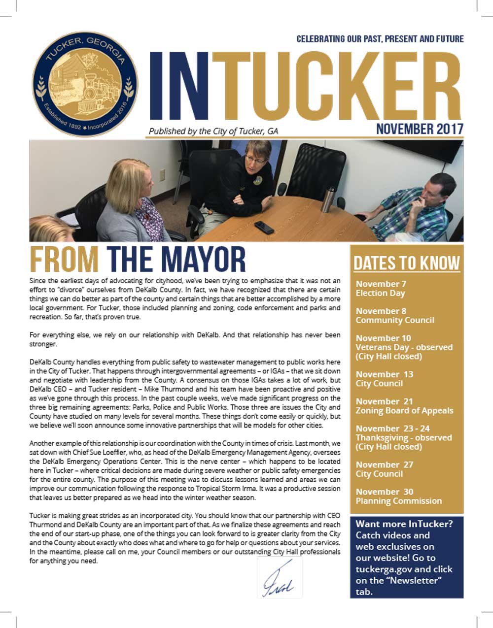 InTucker Cover of November 2017