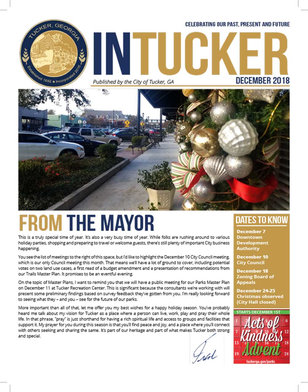 InTucker Cover of December 2018