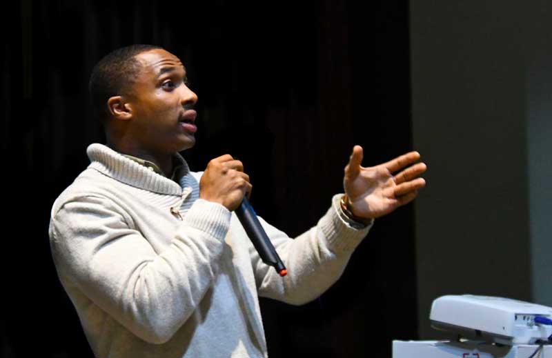 Asher Allen, former Tucker Tiger, Georgia Bulldog and Minnesota Viking.