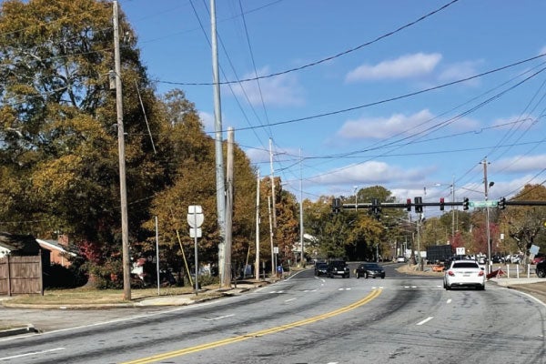 Tucker road intersection.