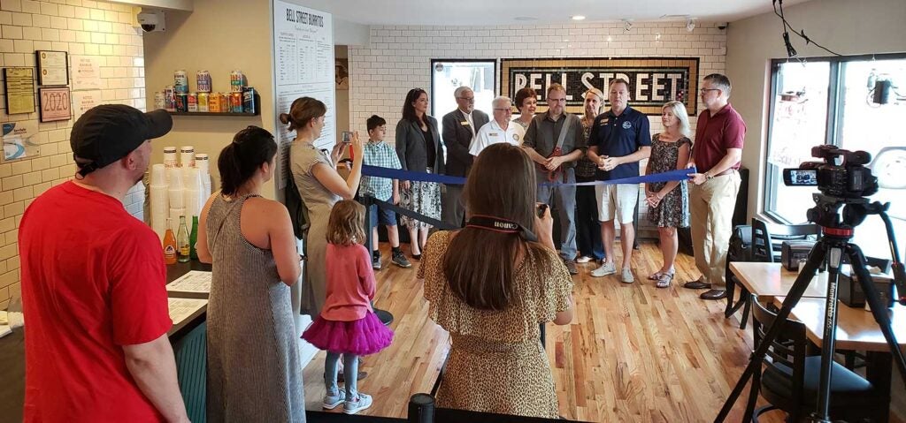 Ribbon cutting ceremony