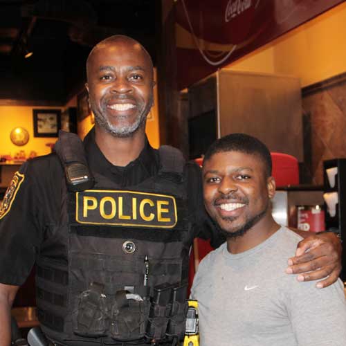 Coffee with a cop portrait