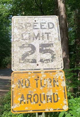 speed limit sign