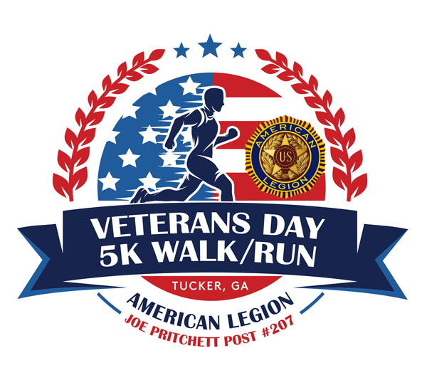 Veterans Day race logo.