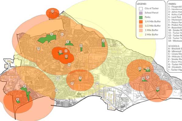 Parks update map